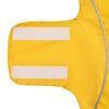 vidaXL Dog Raincoat with Reflective Strips Polyester Yellow XXS