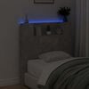 vidaXL Headboard Concrete Grey 100 x 16.5 x 103.5 cm Engineered Wood