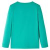 Kids' T-shirt with Long Sleeves Bright Green 128