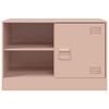 vidaXL TV Cabinets 2 pcs Pink 67x39x44 cm Steel