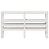 vidaXL Headboard with Shelves White 150 cm Solid Wood Pine