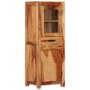 vidaXL Highboard 40x34x110 cm Solid Wood Acacia