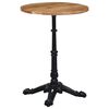 vidaXL Bistro Table Leg Black 52x52x72 cm Cast Iron