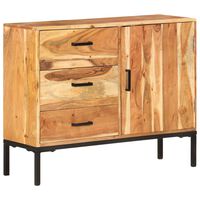 vidaXL Sideboard 88x30x73 cm Solid Acacia Wood