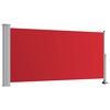 vidaXL Patio Retractable Side Awning 120x300 cm Red