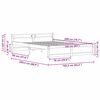 vidaXL Bed Frame with Headboard Wax brown 160 x 200 cm Solid pine wood