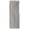 vidaXL Sideboard with LED Lights Grey Sonoma 41x37x100 cm