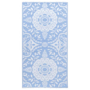 vidaXL Outdoor Carpet ARAKIL Baby Blue 80x150 cm PP