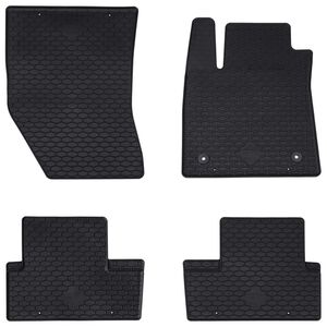 vidaXL Car Mat 4 pcs Black suitable for Renault MEGANE 2016- Rubber