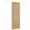 vidaXL Sliding Door ORKDAL Brown 73.5 x 211 cm Solid Pine Wood