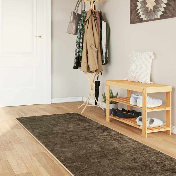 vidaXL Rug Runner MARSA Forest Green 300 x 80 cm Polyester and PVC