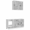 vidaXL Kitchen Unit KALMAR 5 pcs Concrete Grey Engineered Wood
