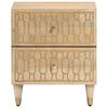 vidaXL Bedside Cabinets 2 pcs 40x33x46 cm Solid Wood Mango