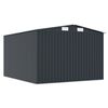 vidaXL Garden Shed 257x298x178 cm Metal Anthracite