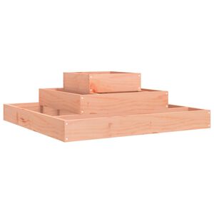 vidaXL Planter 80x80x27 cm Solid Wood Douglas