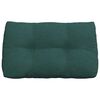 vidaXL Back Pillow Dark Green 80 x 24 x 50 cm Fabric
