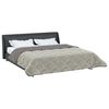 vidaXL Full Year Duvet Quilted Light grey 200 x 200 cm