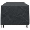 vidaXL Furniture Cover Plain Black 229 x 113 x 73 cm 420D