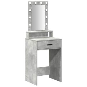 vidaXL Dressing Table Grey 50 x 41 x 140 cm Engineered Wood