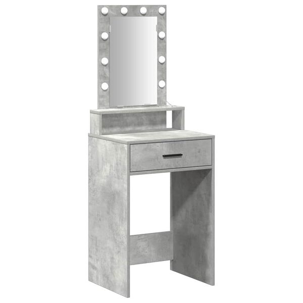 vidaXL Dressing Table Grey 50 x 41 x 140 cm Engineered Wood
