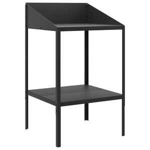 vidaXL Plant Stand Anthracite 56,5x54,5x100 cm Galvanised Steel