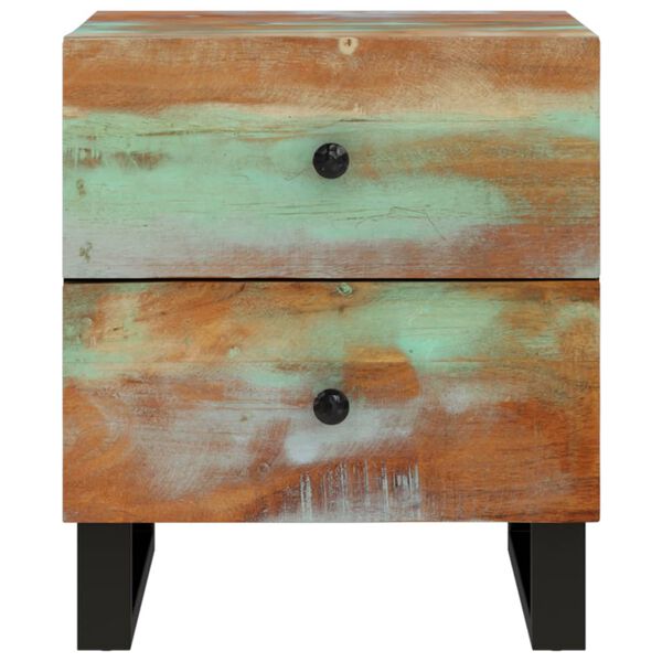 vidaXL Bedside Cabinets 2 pcs 40x33x46 cm Solid Wood Reclaimed