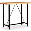 vidaXL Bar Table Solid Acacia Wood 120x60x107 cm
