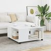 vidaXL Coffee Table White 80x80x40 cm Engineered Wood