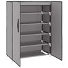 vidaXL Shoe Cabinet Grey 60x28x90 cm Fabric