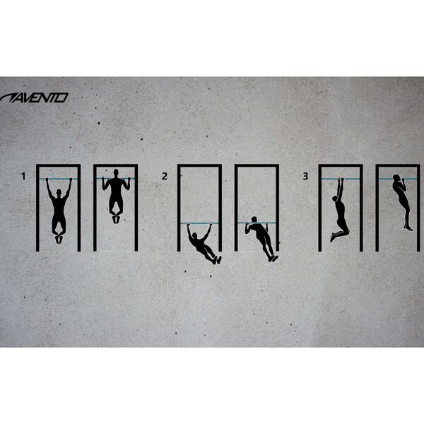 Avento Doorway Training Bar Steel