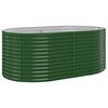 vidaXL Garden Raised Bed Galvanised Steel 175x100x68 cm Green