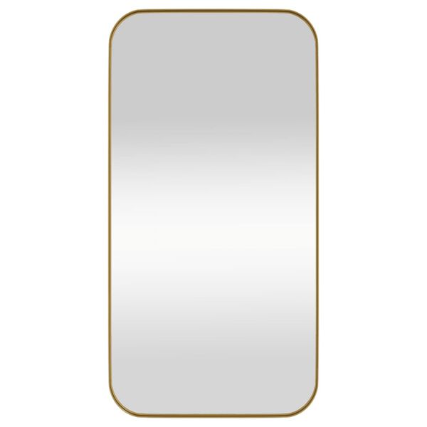 vidaXL Wall-mounted Mirror Gold 30x60 cm Rectangle
