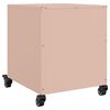 vidaXL Bedside Cabinet Pink 36x39x43.5 cm Steel