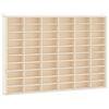 vidaXL Wooden Collector's Display Case with 60 Compartments 60x4.5x40.5cm