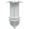 vidaXL Outdoor Wall Lights 2pcs Silver Stainless Steel
