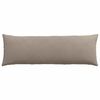 vidaXL Sofa Pillows 2 pcs Taupe 120 x 40 cm Fabric
