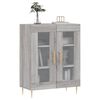 vidaXL Sideboard Grey Sonoma 69.5x34x90 cm Engineered Wood