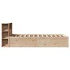 vidaXL Bed Frame without Mattress 100x200 cm Solid Wood Pine