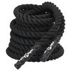 vidaXL Battle Rope Black 15 m 11 kg Polyester