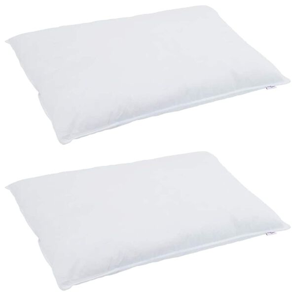 vidaXL Duvet Set with Pillow 3 pcs White Down Feather