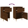 vidaXL Bedside Cabinets 2 pcs Brown Oak 40x35x70 cm