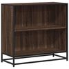 vidaXL Book Cabinet Brown Oak 80.5x35x76 cm Engineered Wood
