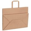 vidaXL Paper Bags 50 pcs with Handles Brown 32x17x25 cm