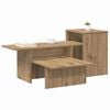 vidaXL Console Table Artisan Oak 80 x 50 x 225 cm Engineered Wood