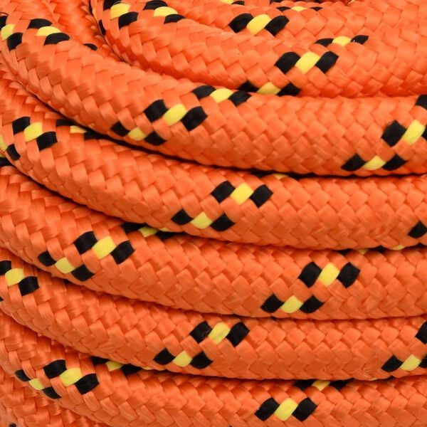 vidaXL Boat Rope Orange 20 mm 100 m Polypropylene