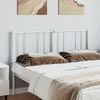 vidaXL Metal Replace Headboard White 120 cm