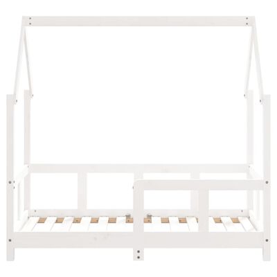 vidaXL Kids Bed Frame White 70x140 cm Solid Wood Pine