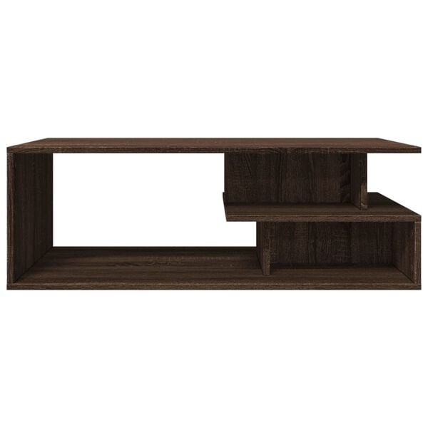 vidaXL Coffee Table Brown Oak 102x55x35 cm Engineered Wood