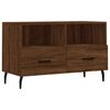 vidaXL TV Cabinet Brown Oak 80x36x50 cm Engineered Wood