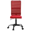 vidaXL Office Chair Height Adjustable Wine Red Mesh Fabric